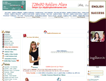 Tablet Screenshot of ingilizcedersanesi.com
